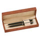 Personalized Caramel Leatherette Double Pen Set Image 2 of 2